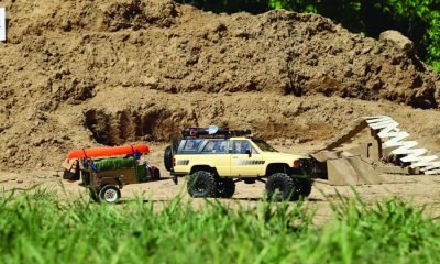 Lane Riggs’ Overland-Ready RC4WD TF2 4Runner & Fully Equipped Integy Camp Trailer