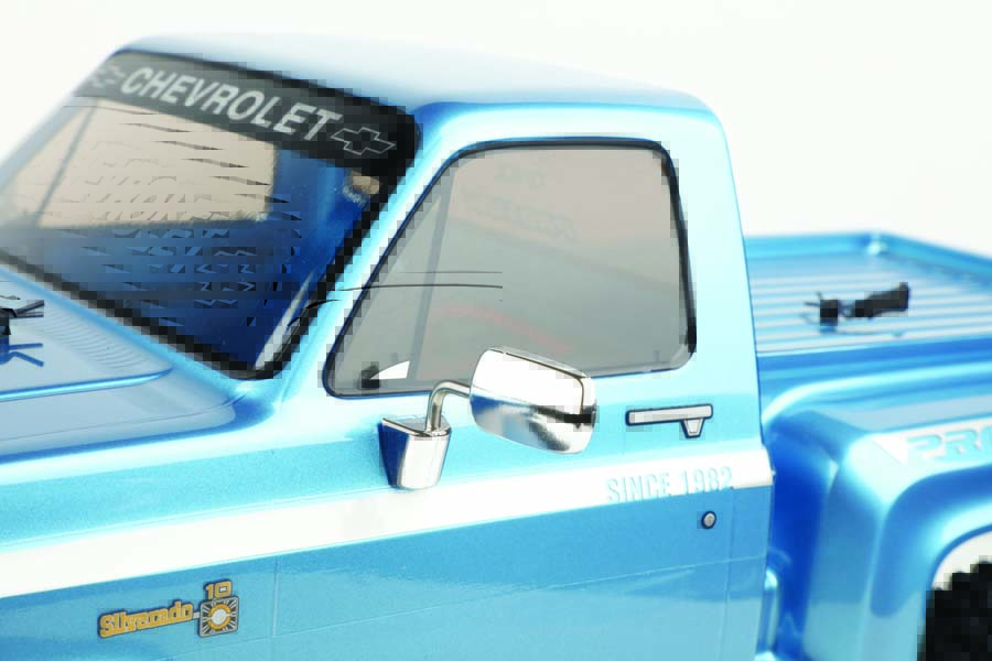 Details such as metal plated side mirrors and special decals come on this special edition ride.