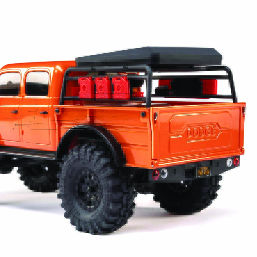 The Power Wagon comes geared up with many scale accessories.