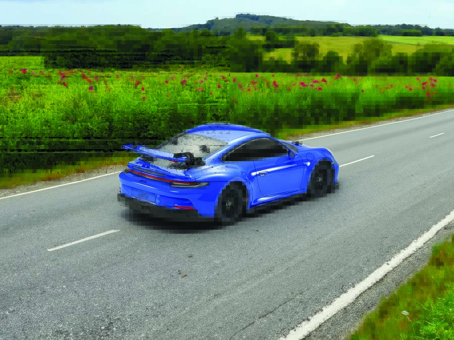 “Featuring a stunning and highly detailed body that replicates the sleek lines and curves of the real-life Porsche 911 GT3, this kit is an impressive sight to behold.”