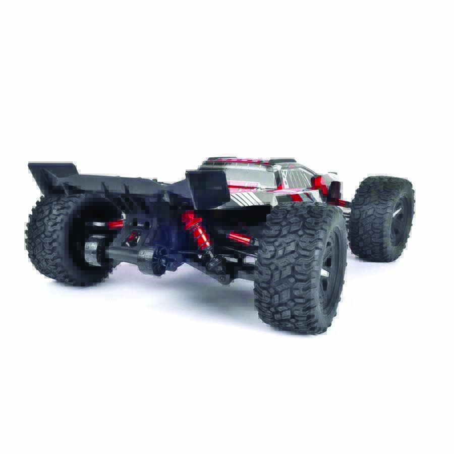 The Machete 4S makes good use of its large rear wing for extra downforce and wheelie bar to keep it on all fours.