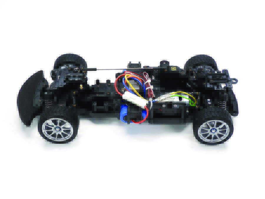 The all-new BT-01 chassis is well-balanced no matter which configuration you assemble it in. Here, it is seen in MR mode.