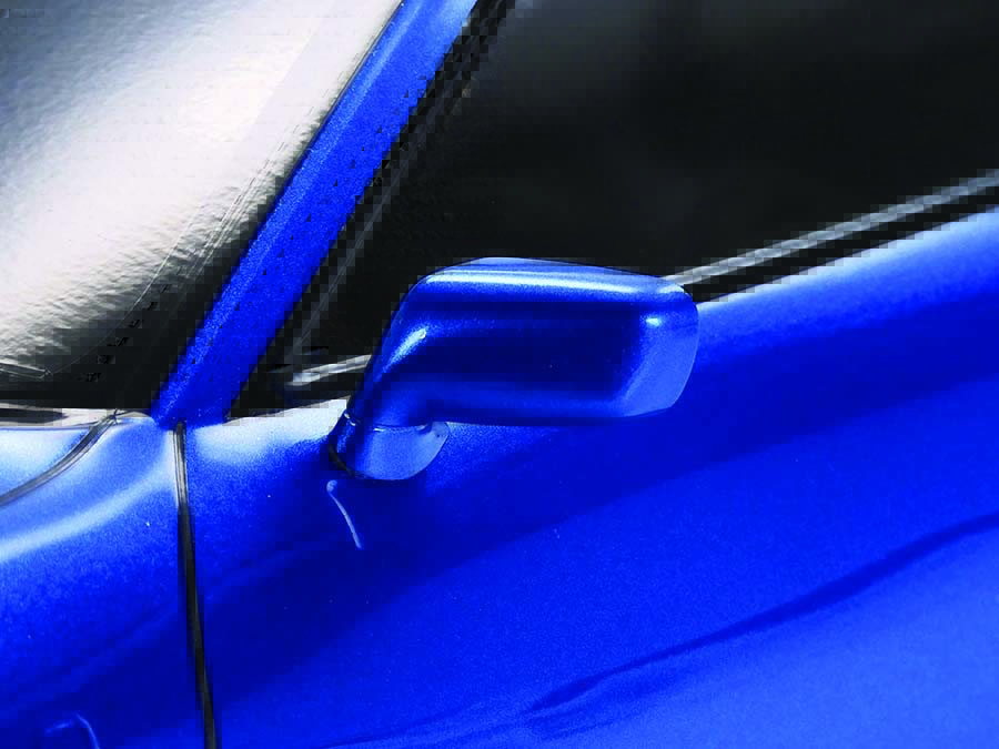 Details such as molded side mirrors add to the Supra’s realistic look.