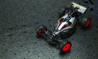 The buggy’s suspension was lowered to give it a more aggressive stance.