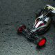 The buggy’s suspension was lowered to give it a more aggressive stance.