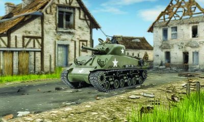 Tamiya 1/16 M4 Sherman 105mm Howitzer Brings WWII RC Action to Life